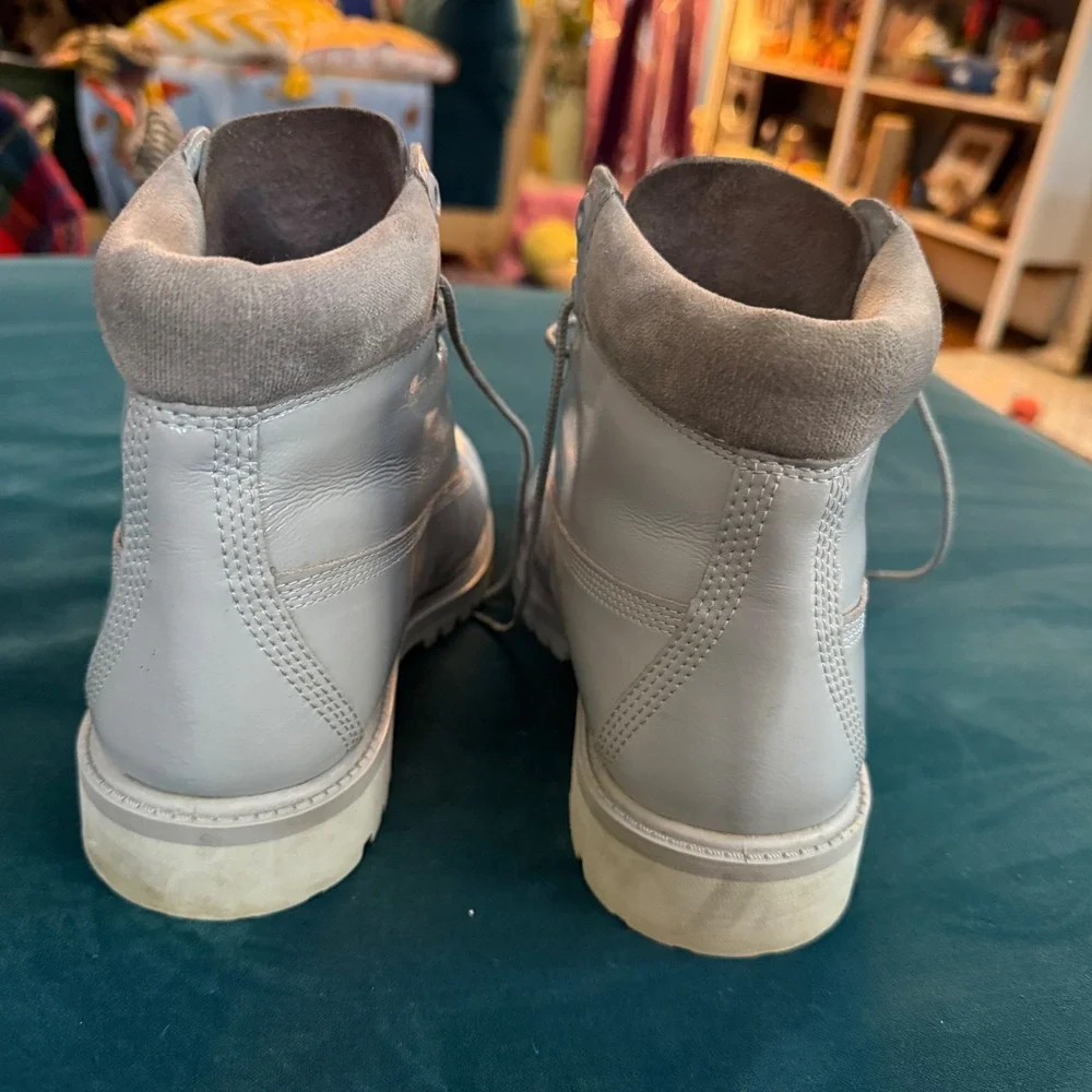 Timberland Youth Premium 6-Inch Boots Grey Shine US 5.5‎